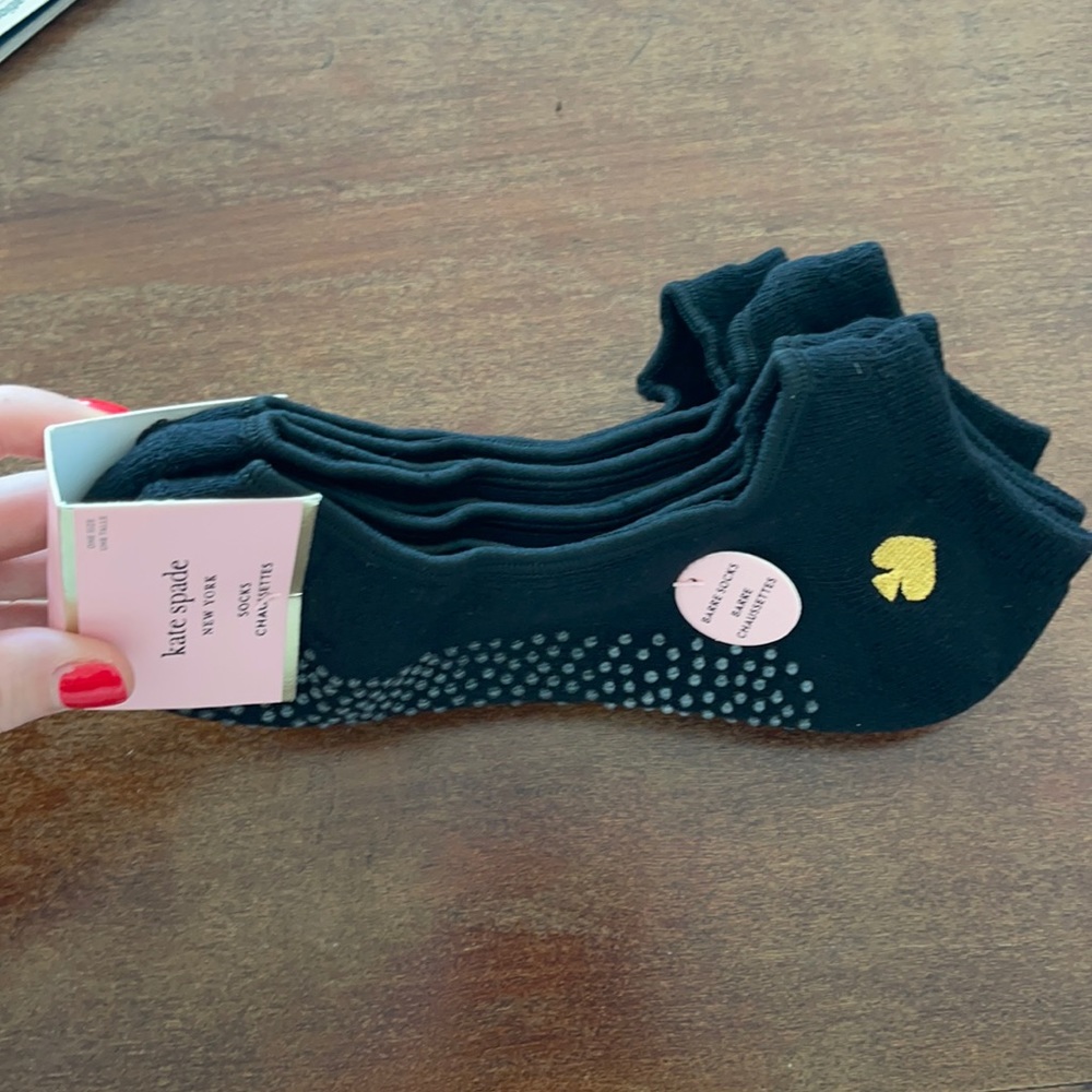 Kate Spade Barre/Pilates socks NWT